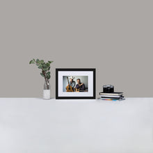 Load image into Gallery viewer, Matte Paper Framed Wil & Langdon Poster With Mat Full Color