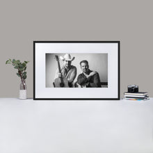 Load image into Gallery viewer, Matte Paper Framed Wil &amp; Langdon Poster With Mat