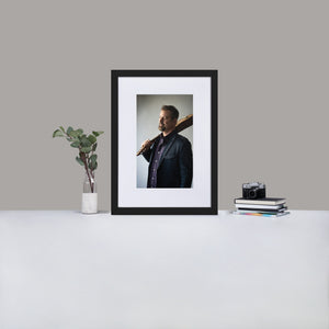 Matte Paper Framed Langdon Poster With Mat