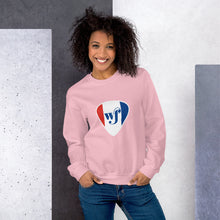 Load image into Gallery viewer, Women&#39;s WF Red, White &amp; Blue Sweatshirt