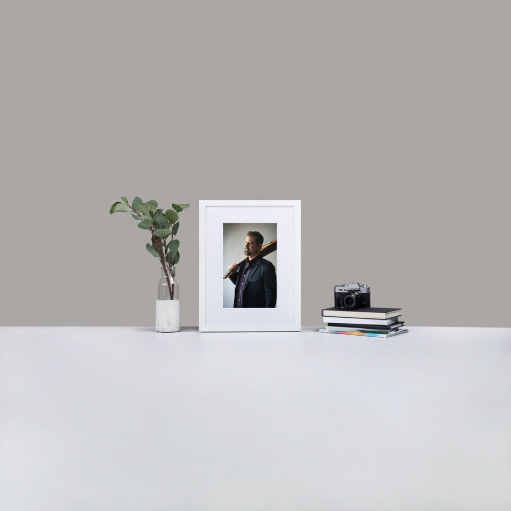Matte Paper Framed Langdon Poster With Mat